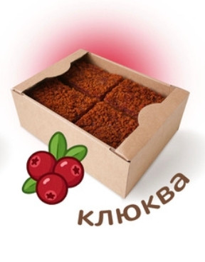 №1 Пряник 1кг с фруктовой начинкой Клюква в Лыткарине